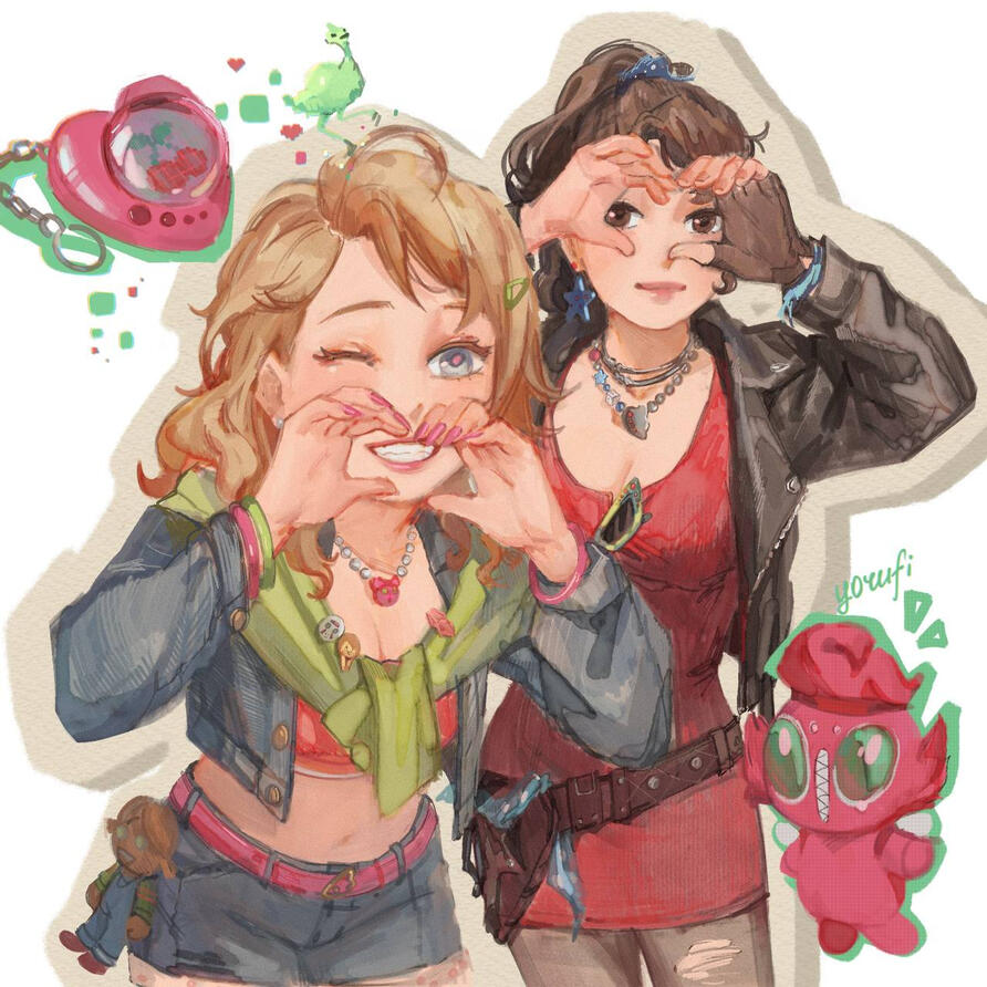 Half-body illustration